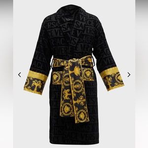 Versace Unisex Barocco Sleeve Robe